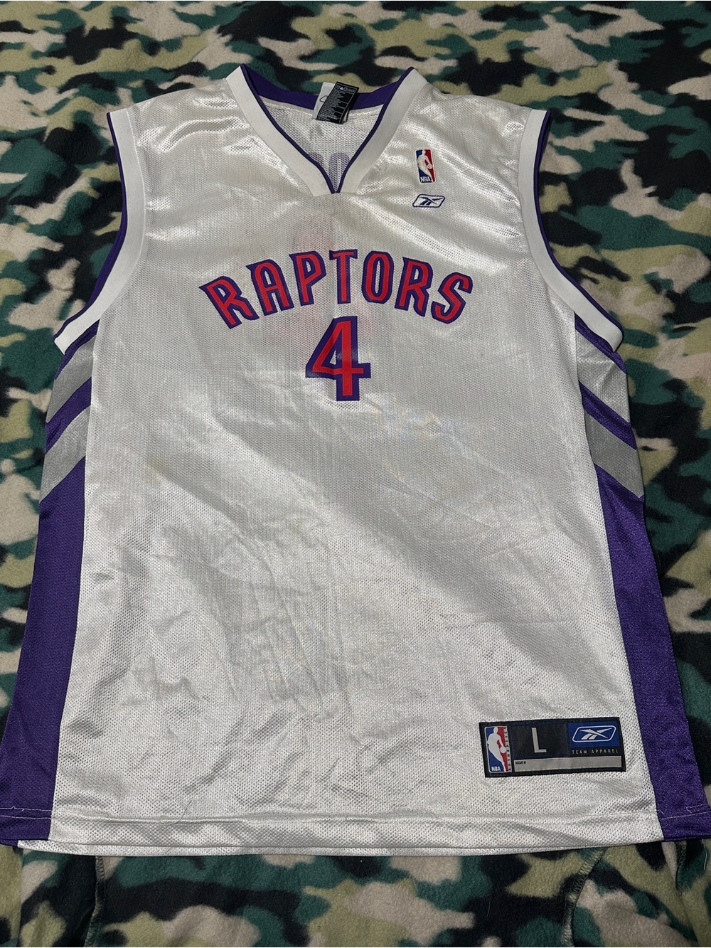 Reebok Chris Bosh #4 Toronto Raptors Jersey